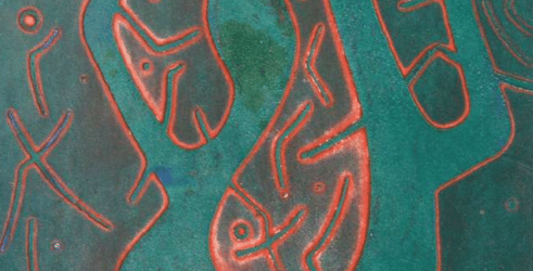 Amphora 1954, print by Helen Phillips