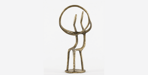 L'Avenir 1954-55, bronze sculpture by Helen Phillips
