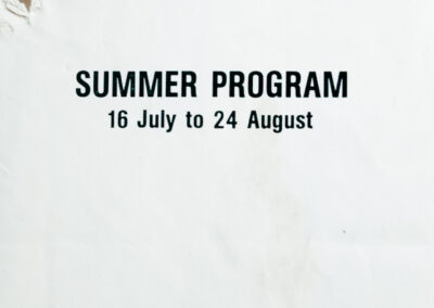 Cover of Helen Phillips' summer program